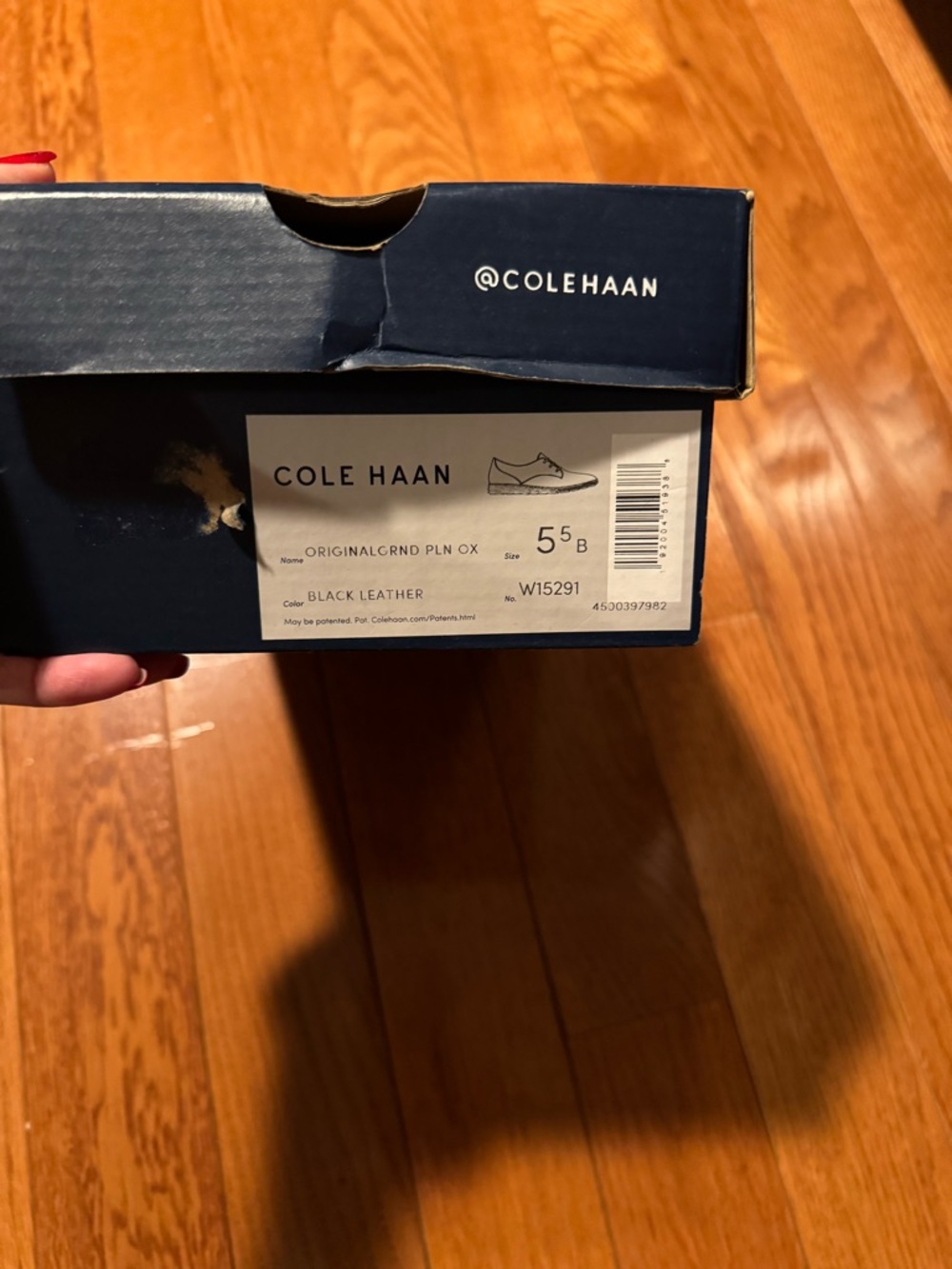 Cole Haan Black leather flats